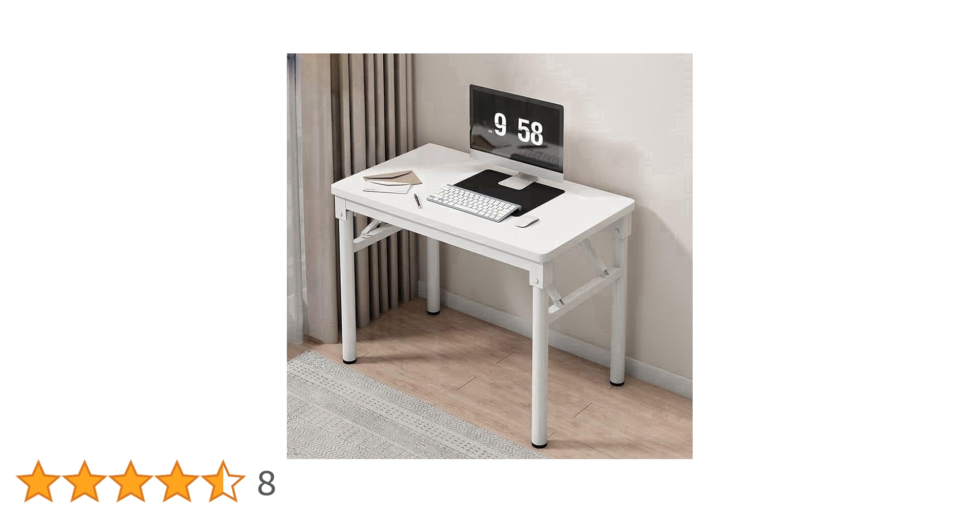 折りたたみデスク❤️パソコンデスク ホワイト✨PC机 完成品 組立不要 Amazon | SUPRUIS 折りたたみデスク 完成品 組立不要 テーブル